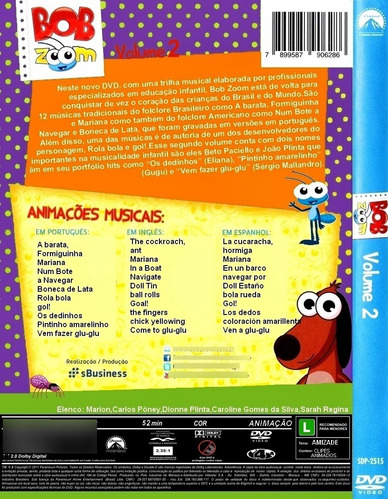 Dvds Bob Zoom Volumes 1 2 3 E 4 - Promoção Infanti | Parcelamento sem juros Dvds Bob Zoom Volumes 1 2 3 E 4 - Promoção Infanti | Parcelamento sem juros