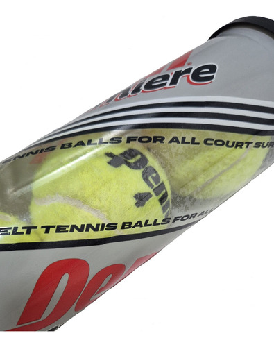 2 Tubos De 3 Pelotas De Tenis O Padel Penn Premiere Color Verde Fluo
