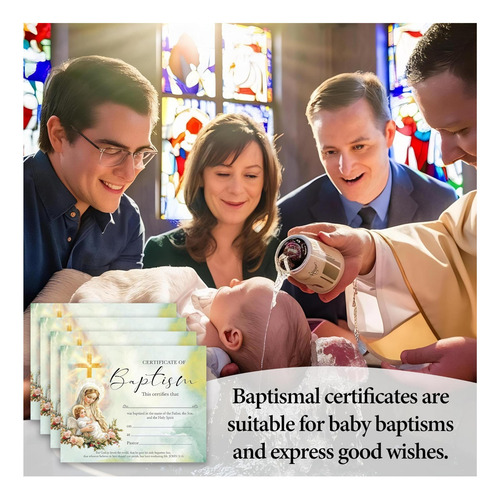 Certificado De Batizado Impresso E Personalizado De Igreja