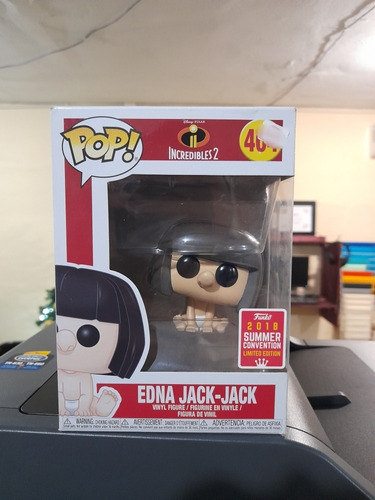 Funko Pop Edna Jack-jack 404 Incredibles 2 2018 Summer Conve