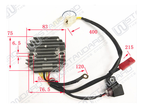 Regulador De Voltaje Trifasico Bajaj Pulsar Ns200 W Standard