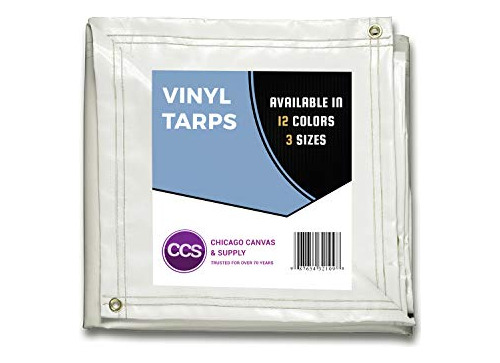 Ccs Chicago Lona Y Suministro Heavy Duty Vinyl Tarp (8 Pies 