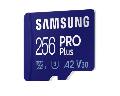 Imagen 3 de 7 de Tarjeta De Memoria Samsung Pro Plus Adaptador 256gb 160mb/s Mb-md256ka/am
