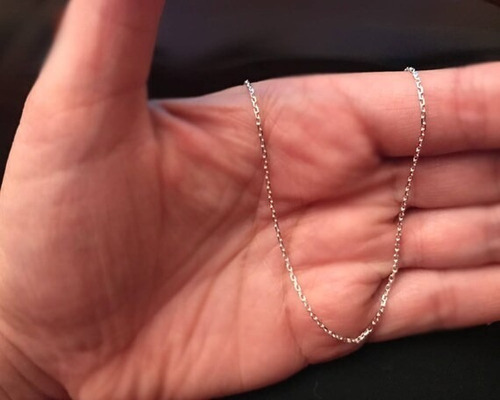 Imagen 2 de 2 de Cadena De Plata 925 Mujer Hombre Forcet 50 Cm Selladas