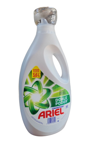 Detergente Liquido Ariel Concentrado Doble Poder 1.8 Litros
