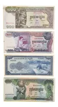 Comprar Billetes De Camboya - Lote De 4 Billetes Año 1972