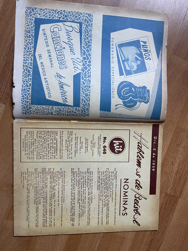 Revista Hit Lo Mejor En Béisbol Número 646 Año 1959 (Usado)