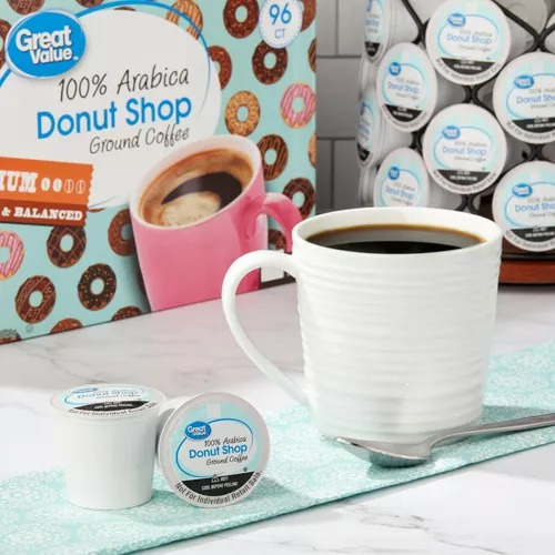 Cápsulas De Café Great Value Donut Shop, 48 Uds.