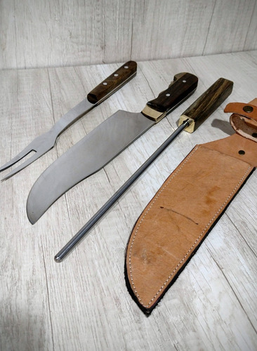 Imagen 6 de 10 de Regalo Día Del Padre Kit Asador 3
