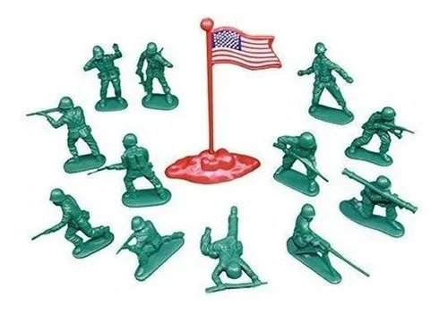 Figuras De Accion De Los Hombres Del Ejercito -soldados De W