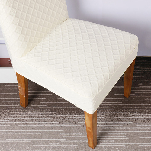Funda Elástica Para Silla De Comedor Con Celosía En Forma De
