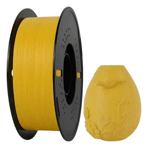 Filamento Pla Mate 1.75mm 1kg Kingroon Para Impresora 3d Amarillo Mate ...