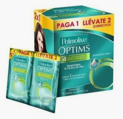 Shampoo 500 Piezas/ 10ml. Hotelero Palmolive Optims