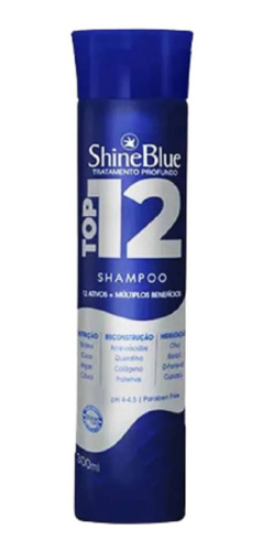 Imagem 1 de 1 de Shampoo Shine Blue Top 12 300ml
