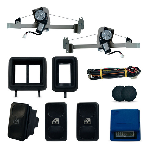 Kit Vidro Eletrico Gol Quadrado Gti Inteligente