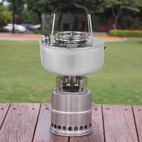 Camping Kettle Para Fuego Abierto Portable Kettle Coffee Pot