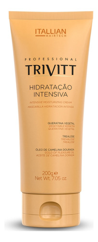 Máscara De Hidratação Intensiva Profissional Trivitt 200gr