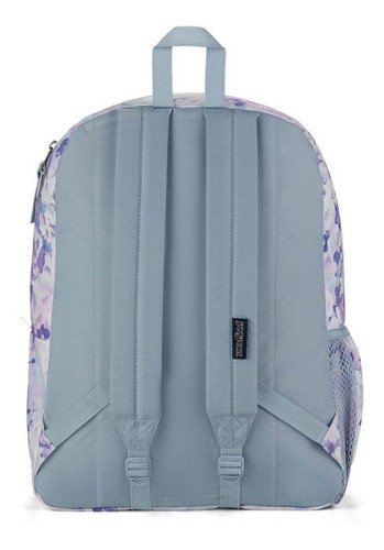 Mochila Jansport Cross Town Morado Js0a47lw7t7 Color Lila Diseño De La Tela Estampado