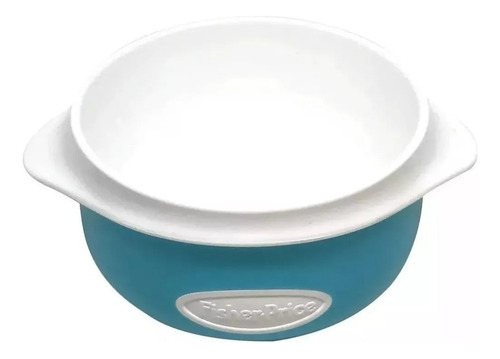 Plato Pequeño Contenedor Bowl Celeste Bebe Fisher Price 