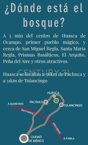 Vendo Terreno De 6,634 Metros En Fracc. Bosque Real, Huasca De Ocampo Hidalgo.