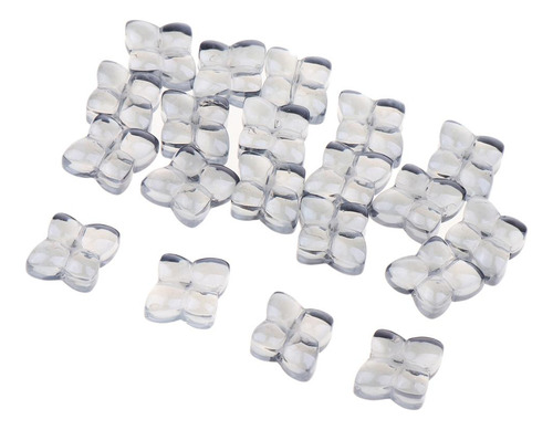 20pcs Mariposa Checa De Suelto Sacper Para Joyería De Azul