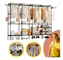 Comprar Closet Aberto Arara Organizador Guarda Roupas 4 Colunas