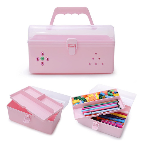 Caja Suministro Arte Escolar Lapiz Juguete Crayon Contenedor