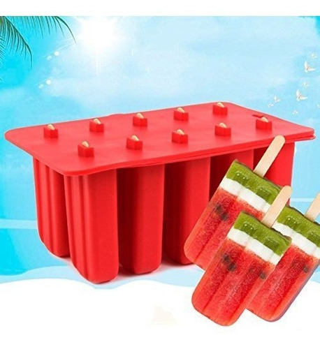 Xmifer Bbm01 Moldes Para Paletas Helado De Silicona De Grado