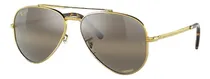 Comprar Anteojos de sol polarizados Ray-Ban Aviator New Aviator talle Extra extra large armazón polished legend gold y lente silver\u002Fbrown