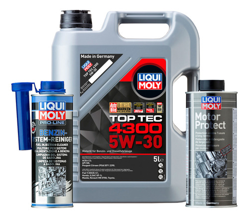 Kit 5w30 Top Tec 4300 Pro-line Motor Protect Liqui Moly