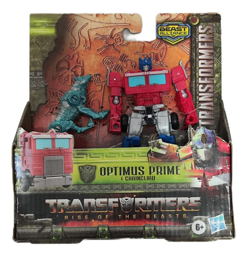 Optimus Prime Y Chainclaw Transformers Rise Of The Beasts 