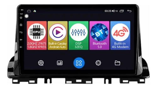 Radio Andorid Carplay 2+32 Kia Cerato 2019-2023