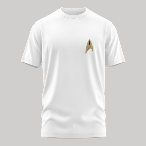 Remera 100% Algodón Unisex Con Bordado Star Trek 2