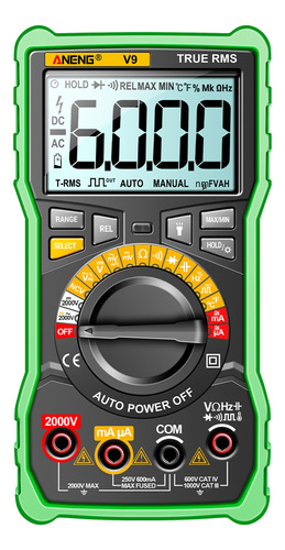 Multímetros Digital Tester Tools 6000 Multímetro Y Voltímetr