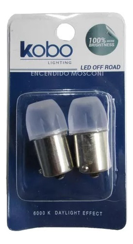 Lamparas Led Kobo 1 Polo 12v 6000k Blister X2 Unidades