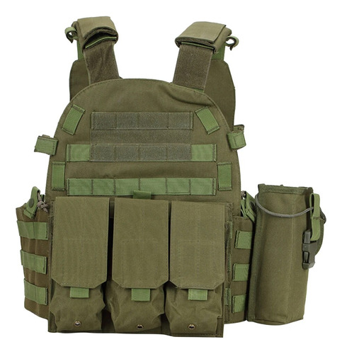 Chaleco Táctico De Nylon 600d Body Armor Hunting Carrier Adj