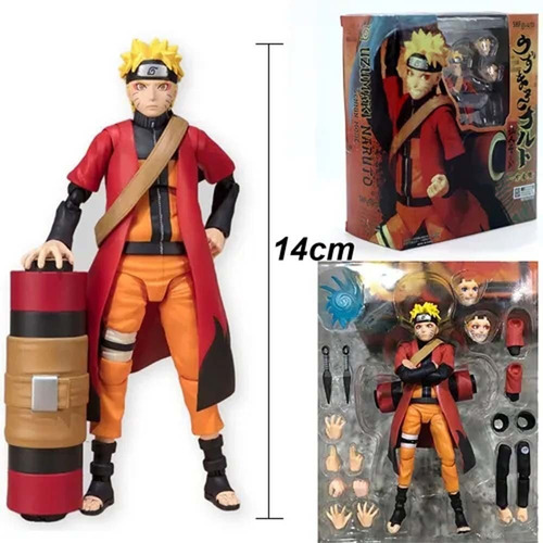 Uzumaki Naruto Figura Naruto Shippuden Muñeca Juguete B