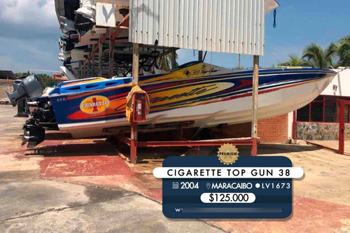 Imagen 1 de 9 de Lancha Deportiva Cigarette Top Gun 38 Lv1673