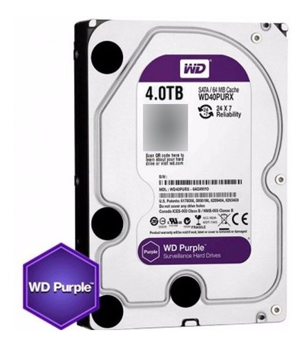 Disco Duro Western Digital Purpura 3.5 4tb Nuevo Oferton