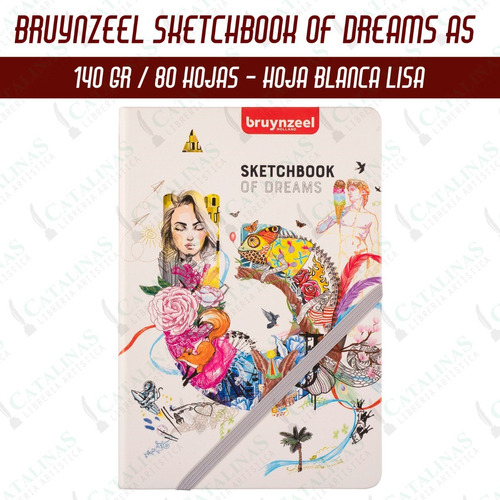 Sketch Book Of Dreams Bruynzeel 13x21 140gr 80h Microcentro