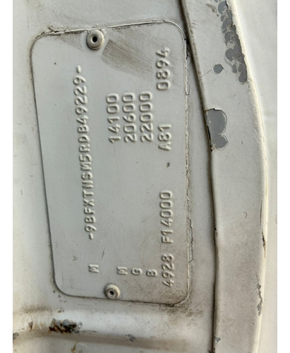 Ford F 14000 1995 Caçamba F14000 F16000 16000 12000