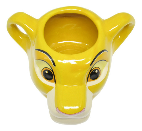 Imagem 4 de 6 de Caneca 350ml Divertida 3d Simba Rei Leão - Original Disney