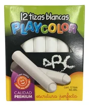 Comprar Tizas Blancas Playcolor Caja X 12 Tizas