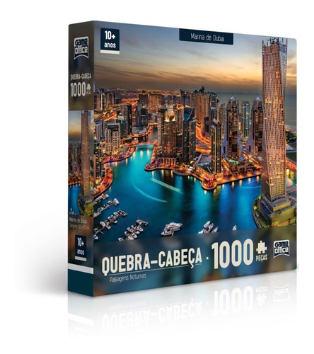 Quebra Cabeça Puzzle 1000 Peças  Marina De Dubai Toyster 