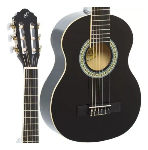 Viola Estudo Eletrica Caipira Giannini Vs-14 Eq Bk + Capa