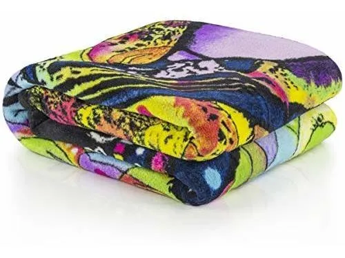 Manta De Polar Pit Bull, Compatible Con Cama.