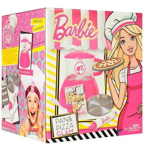 Barbie Chef Fábrica De Pan Y Pizza Glam Original