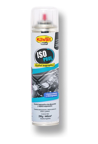 Alcohol Isopropilico Alta Pureza Aerosol 440cc 290gr Kuwait