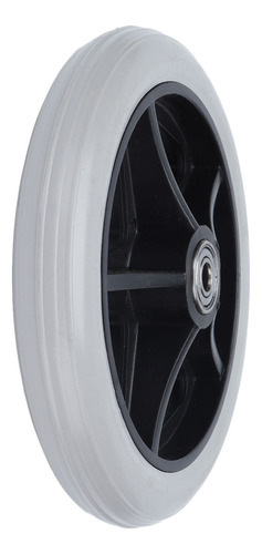 Rueda Maciza De Poliuretano Para Silla De Ruedas, 6 Pulgadas