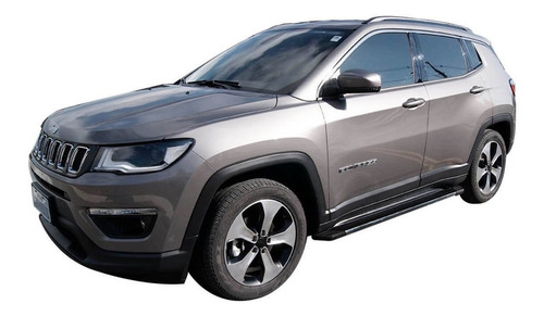 Estribos Aluminio Negro Bepo Modelo Suv 2 Para Jeep Compass